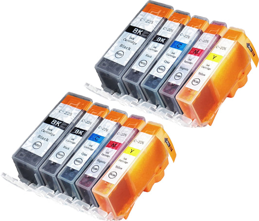 10 Pack Canon PGI-225 & CLI-226 Compatible Ink Cartridges